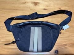 COACH ボディバッグ ショルダーバッグ ウエストポーチ ブラックのサムネイル