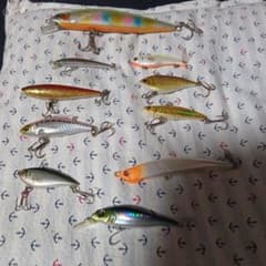 ルアー 9個セット ミノー バイブレーション 釣り具 - メルカリ