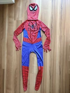 Spider-Man Costume for Kids, Full Body Suit, Size 130