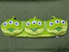 TDR 리틀 그린맨 3연 페이스 봉제인형 쿠션 외계인