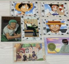 ワンピース　ラミネートカード　ラミカ　35枚セット　まとめ売り　希少 当時物 ONE PIECE ラミネートカード 7枚セット - メルカリ