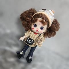 オビツドール カスタムドール 人形ストラップ 関節ドール アイシー