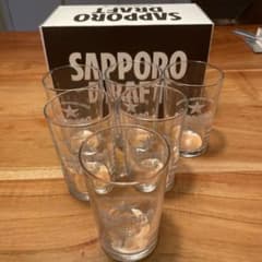値下げしました！【新品未使用】サッポロビールグラス　コップ　レトロ　6個セットのサムネイル