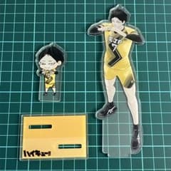 新品 ハイキュー!! アクリルスタンド 角名倫太郎 ジオラマ vリーグ