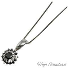Pt900 プラチナ ペンダント ブラックダイヤモンド 0.86ct トップのみ 
