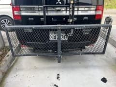 デリカD5 gi☆gear2インチ角ヒッチメンバー CRUT製ヒッチキャリア