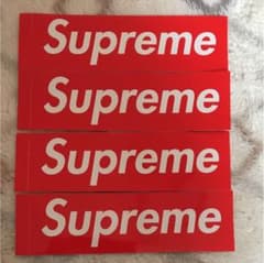 Supreme ロゴステッカー 4枚セットのサムネイル