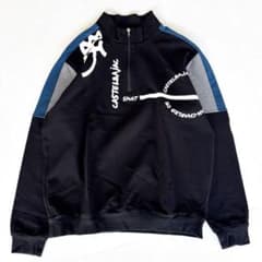 美品/メンズXL】カステルバジャック ハーフジップ トレーナー 吸湿発熱