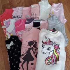 120cm長袖女の子まとめ売り15点のサムネイル