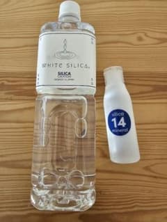 ホワイトシリカ1000ml ミニボトル付き ホワイトシリカ 1L (小分けボトル付) - メルカリ