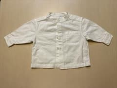 無印良品 スタンドカラーシャツ ホワイト 80のサムネイル