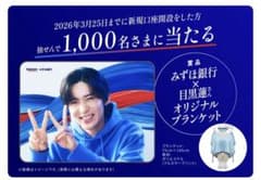 非売品】目黒蓮 ブランケット みずほ銀行当選品 新品未開封 - メルカリ