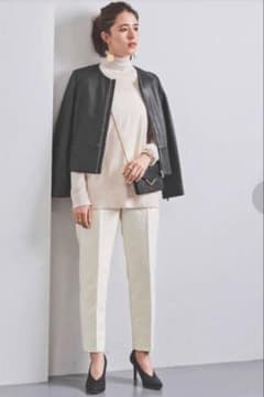 美品】UNITED ARROWS UBCB シープレザー ノーカラージャケット - メルカリ
