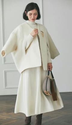 Sventen セブンテン ミディアムコクーンシャギーコート - メルカリ