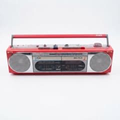 AIWA CS-W20 Boombox ラジカセ 動作品 昭和レトロ 赤 - メルカリ