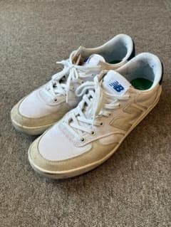 New Balance スニーカー メンズ ホワイト ブルーのサムネイル