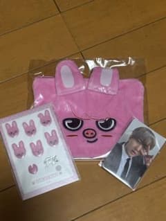 StrayKids オンラインくじスクエアポーチ トゥエッキぷくっとシールトレカのサムネイル