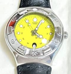 Swatch IRONY スウォッチ アイロニー スクーバ イエロー文字盤腕時計
