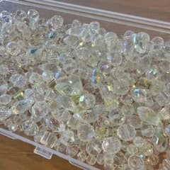 アクリルビーズセット クリア 輝き付きのサムネイル