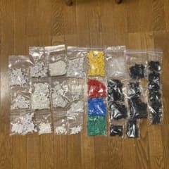 アソブロック　大量 白、黒、緑、青、黄、クリアのサムネイル