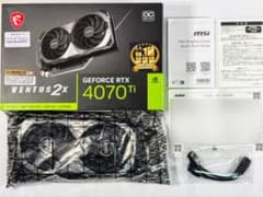 使用頻度低】MSI GeForce RTX 4070 Ti VENTUS 2X - メルカリ