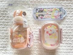 스미코 구라시 원터치 수통 530ml & 도시락 360 & 칼 3 개 세트