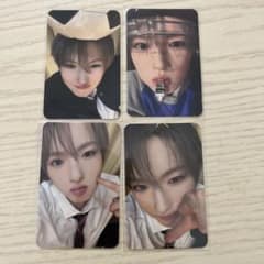 NCT WISH サクヤ　トレカ　4枚セットのサムネイル