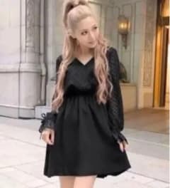 rady ワンピース　シースルー　ドットのサムネイル