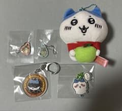 하치와레 봉제인형 키홀더 5점 치이카와