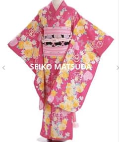 七五三 7歳 女の子 着物フルセット 松田聖子 ブランド 結び帯 草履