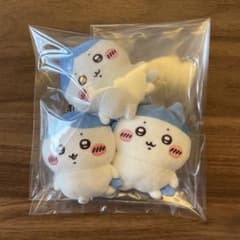 ちいかわ ハチワレだらけくじ E賞 てくてく全身ぬいぐるみバッジ 3種