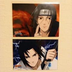 NARUTO ジャンプフェスタ2012限定 生ブロマイド カカシ サスケのサムネイル
