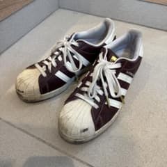 adidas SUPERSTAR バーガンディ スニーカーのサムネイル