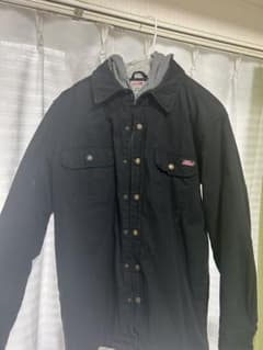 Dickies ブラックジャケット フード　アウター　ジャケット　ディッキーズのサムネイル