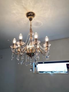 Francfranc アントイン シャンデリア 8灯 ゴールド - メルカリ