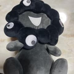 黒ミャクミャクお手玉風ぬいぐるみ黒 M size - メルカリ