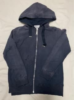 【メゾン ミハラヤスヒロ】サンフェード　フーディー　ブラック　44 メゾン ミハラヤスヒロ】サンフェード フーディー ブラック 44 メゾン