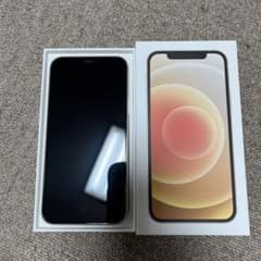 【美品】iPhone12 64GB ホワイト SIMフリーのサムネイル