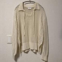 CIAOPANIC TYPY メッシュニット 長袖 アイボリーのサムネイル