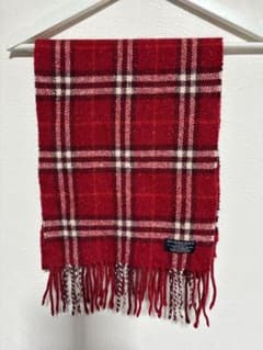 BURBERRY LONDON マフラー チェック レッドのサムネイル
