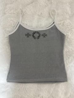 CHROME HEARTS キャミソール グレー - メルカリ