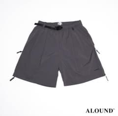 ALOUND VENTILATION NYLON SHORTS チャコール XLのサムネイル