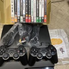 箱あり PS3 本体 CECH-3000A ソフト12本セット GTA5 - メルカリ