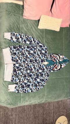 A BATHING APE シャークパーカー ブルーカモのサムネイル