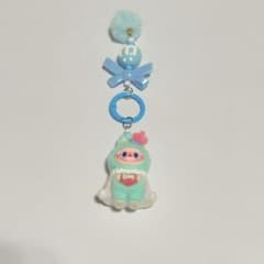 キャラクター キーホルダー ポンポン リボン付きのサムネイル
