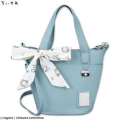 ちいかわ　しまむら　ハチワレ　スカーフトートバッグのサムネイル