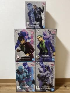 一番くじ ジョジョの奇妙な冒険 5体セット A.B.C.D.F賞 新品・未開封