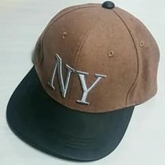 キャップ NY ブラック ブラウンのサムネイル
