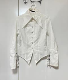 BLACK PEACE NOW チェーン付きブラウス M 白 BLACK PEACE NOW チェーン付きブラウス M 白 - メルカリ
