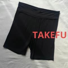 takefu  竹布　タケフ　３部丈スパッツ　スパッツ　オーバーパンツ　黒 LLのサムネイル